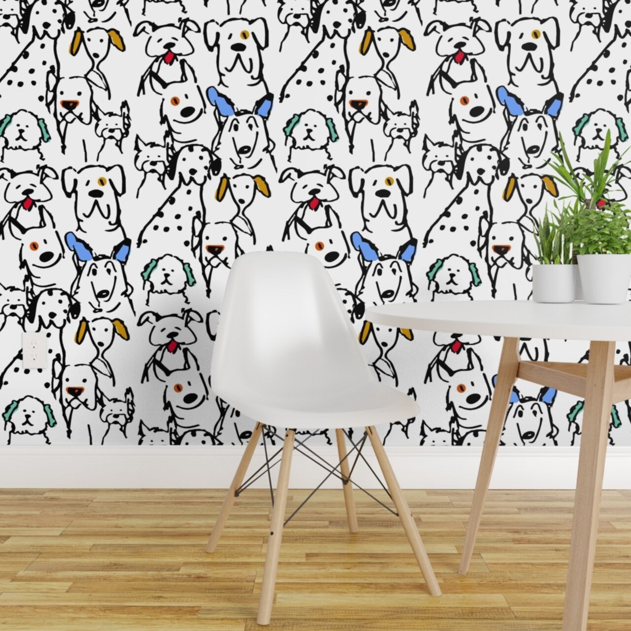 Peel & Stick Wallpaper 2FT Wide Custom Removable Wallpaper by Spoonflower